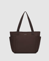 Charlotte Chocolate Canvas Tote Bag