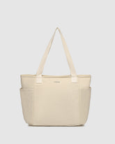 Charlotte Natural Canvas Tote Bag