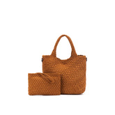 Arielle 2 Piece Suede Top Handle Bag