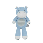 Henry the Hippo Knitted Rattle Toy