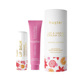 Huxter Festive Duo Gift Set - Lip Balm & Hand Cream – Pomegranate, Blackcurrant & Amber