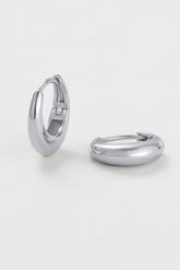 Zafino Cleo Hoop Medium – Silver