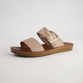 DOTI Slip-On Sandals - Taupe Multi