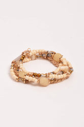 Four-Piece Bracelet Set – Camel