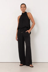 Kelly Cupro Pant – Black