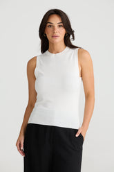 Brave + True Dover Top – White