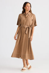 Leo Dress - Cocoa