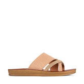 Bride Bamboo Detail Resort Slides - Caramel
