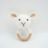 Petite Vous Lamb Crochet Ring Rattle
