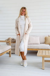 Long Cardigan - Winter White