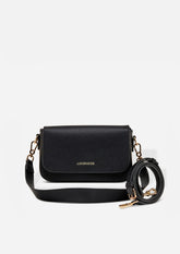 Fergie Black Baguette Shoulder Bag