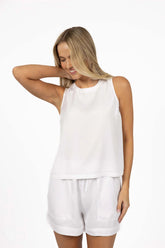 Humidity Lifestyle Lyla Top – White