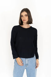 Humidity Lightweight Cotton Knit Sweater