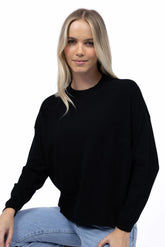 Humidity Charm Jumper – Soft Cotton Cashmere Blend Relaxed Fit Sweater