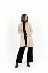 Humidity Aruba Knit Cardigan – Soft Fluted Work Cardigan