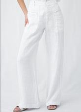 Linen Pants - White