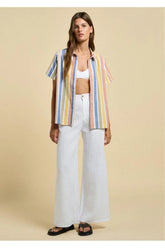Little Lies Della Pants - White