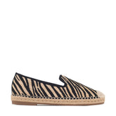 Isabelle Zebra Raffia Espadrille Loafer