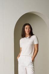 Tirion Knit Tee - Cream