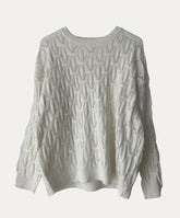 India Sweater - White