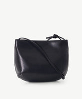 Sassy Duck Delta Leather Cross Body Bag in Black