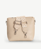 Sassy Duck Leah Leather Cross Body Bag in White