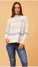 Load image into Gallery viewer, Stripe Knit Oatmeal