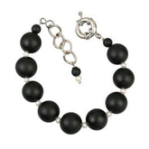 Onyx & Pearl Bracelet