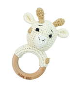 Petite Vous Percy Giraffe Crochet Ring Rattle