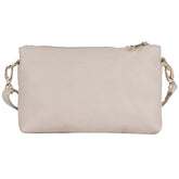 Springwood Pebbled Leather Crossbody Bag - Vanilla