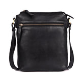 Griffith Leather Crossbody Bag - Black