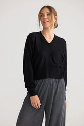 Home Love Stillness Knit - Black