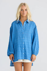 Talisman Leilani Shirt -Blue Haze