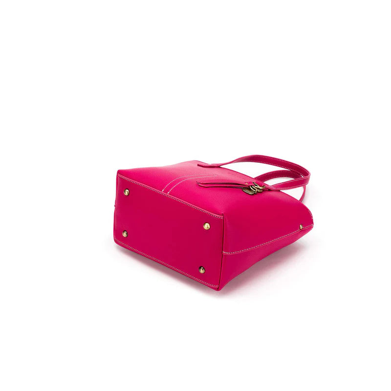 Black Caviar Tara 3 Piece Handbag Set Magenta