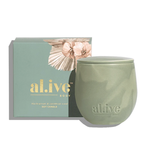 Alive Candle Blackcurrant & Caribbean Wood