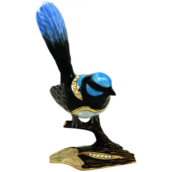 Blue Wren Trinket Box