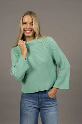 Humidity Anchor Sweater - Mint Green
