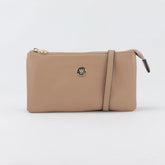 Evie Leather Crossbody Bag - Fawn