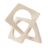 Amalfi Apio Abstract Sculpture – Beige