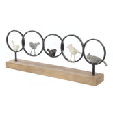 Society Home Eva Iron Bird Sculpture – Multi-Coloured