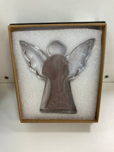 Glass Guardian Angel 14cm Pink