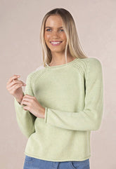 Humidity Lifestyle Haven Jumper - Lime Splice