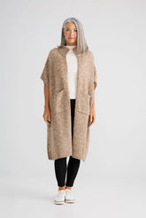 Phoenix Knit Cardigan – Oat Marle