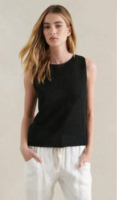 Little Lies Spring Tank – Black