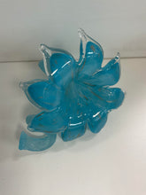 Everlasting Glass Flower 12cm Blue