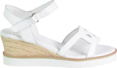 Comfort Wedge Leather Shoe - White