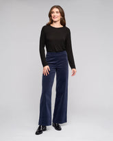 Vassalli Loft Cord Pull On Pant - Slate