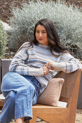 Jump Fairisle Pullover in Multi - front view