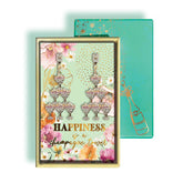 Earrings Champagne Tower