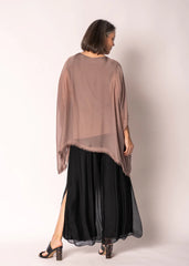 Emiliana Silk Top – Milk Chocolate